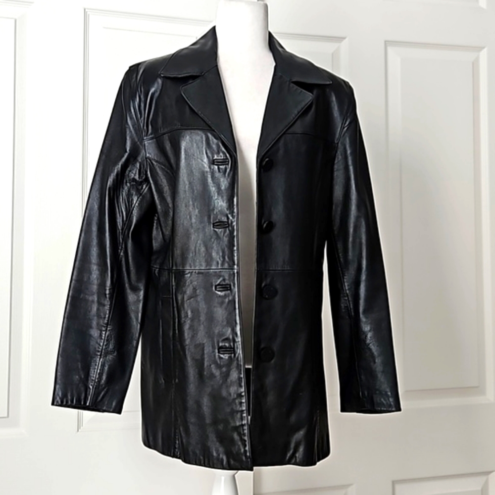 Nine West Leather Coat